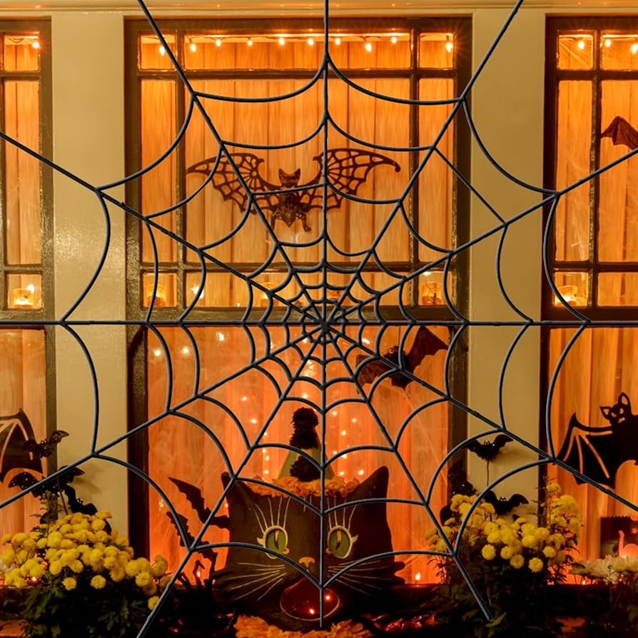 ハロウィンタペストリー飾りインテリア蜘の巣ブラックバタフライ黒蝶リアルパーティー Amazon.co.jp: YUNAI 黒 蜘蛛の巣 クモの巣 ハロウィン飾り